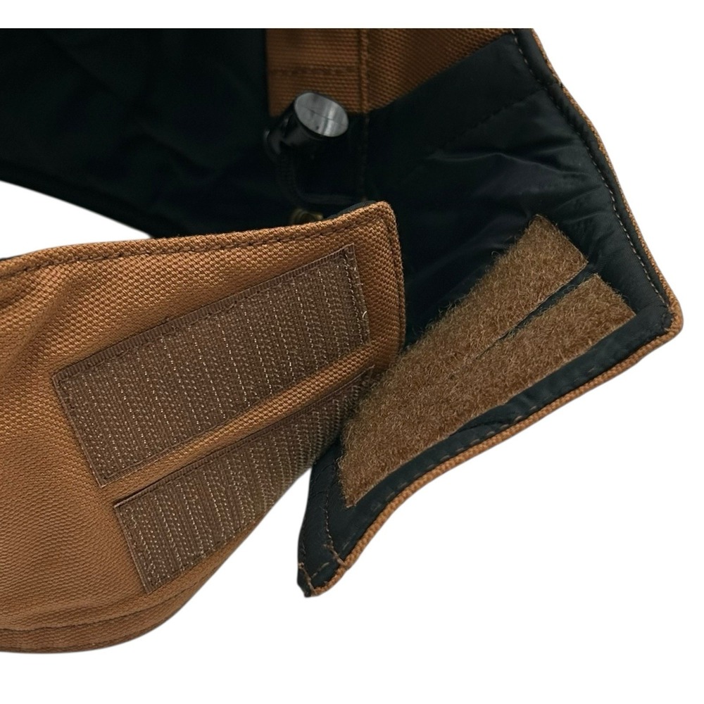 Carhartt Firm Duck Insulated Canvas Hood Sz 2X-5XL Brown Cotton Water-repellent - Picture 11 of 16